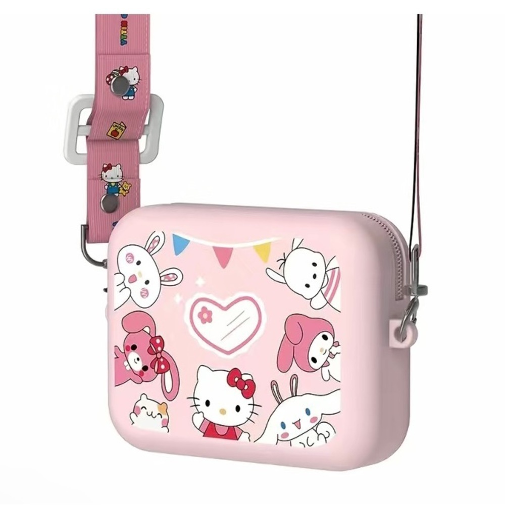 Nwt-Hello Kitty-Silicone Crossbody Bag